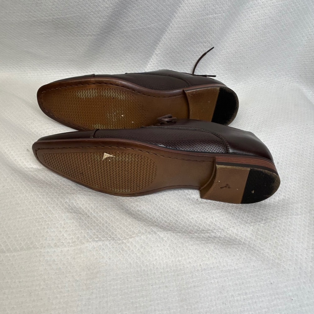 Perry Ellis Portfolio Duke Dark Brown Cap Toe Oxford Dress Shoes PEJSN17096B-2 - Picture 8 of 8